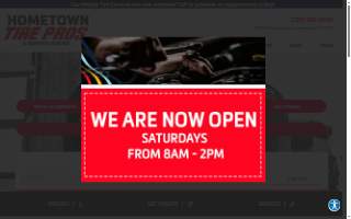 Hometown Tire Pros & Services Center website