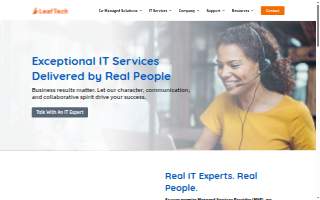 LeafTech Consulting website