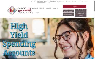 Metrum Community Credit Union website