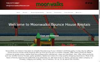 Moonwalks of Denver Bounce House Rentals website