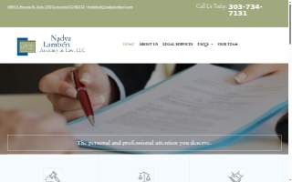 Nadya Lambert, Attorney at Law, LLC of Centennial website
