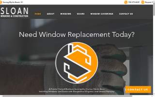 Sloan Windows & Construction website