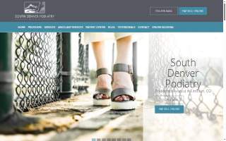 South Denver Podiatry of Centennial website