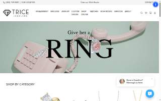 Trice Jewelers website