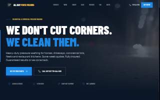 All Day Power Washing of Cimarron Hills website