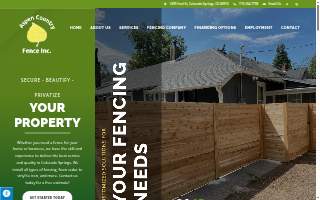 Aspen Country Fence of Cimarron Hills website