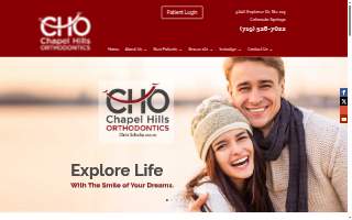 Chapel Hills Orthodontics website