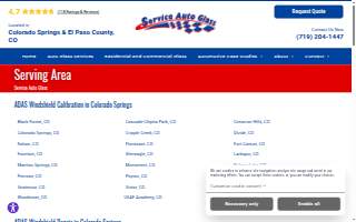 Colorado Springs Auto Glass of Cimarron Hills website