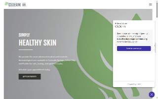 Colorado Springs Dermatology Clinic, PC North website