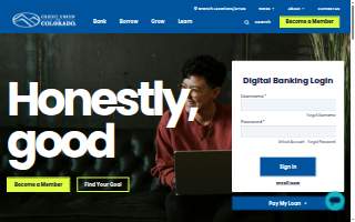 Credit Union of Colorado, CO Springs website