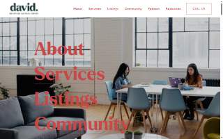 David Commercial Real Estate website