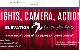 Elevation Dance Academy website