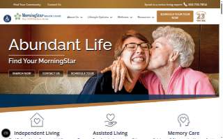 MorningStar Assisted Living & Memory Care at Mountain Shadows website