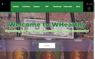 Whealthy Unlimited - Juice Bar - Gym - Workspace website