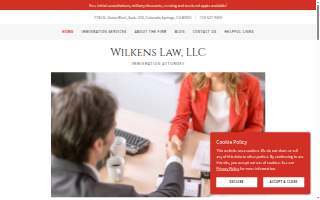Wilkens Law, LLC of Cimarron Hills website