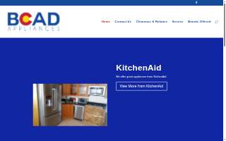 BCAD Appliances website