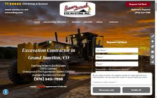 Ben Dowd Excavating, Inc. website