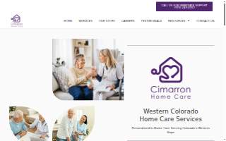 Cimarron Home Care website