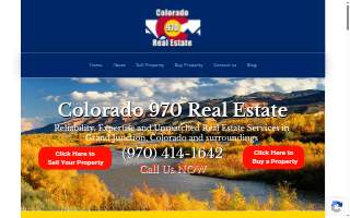 Colorado 970 Real Estate website