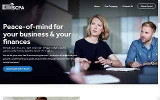 Ellis CPA Firm PC website