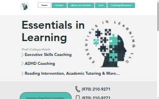 Essentials in Learning, LLC website