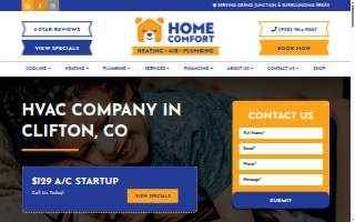 Home Comfort Services website