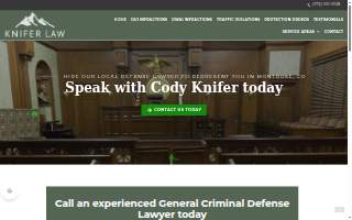 Knifer Law of Clifton website