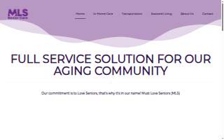 MLS Senior Care of Clifton website