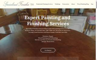 Specialized Finishes website