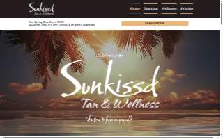 Sunkissd Tan & Wellness Clifton website