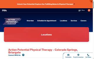 Action Potential Physical Therapy - Colorado Springs, Briargate website