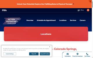 Action Potential Physical Therapy - Colorado Springs, Research Pkwy. website