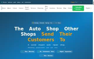 Adam & Son Auto Repair and Service website