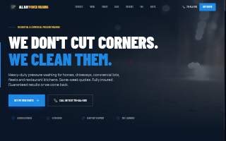 All Day Power Washing of Colorado Springs website