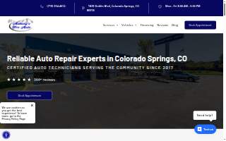 Anthony's Pro Auto website