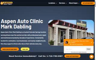 Aspen Auto Clinic - Mark Dabling website