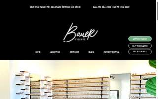Bauer Eyecare website