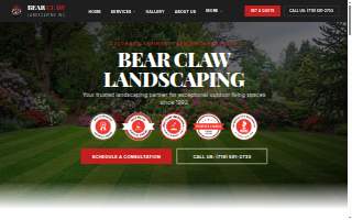 Bear Claw Landscaping, Inc. website