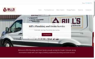 Bill's Plumbing & Drain Service website