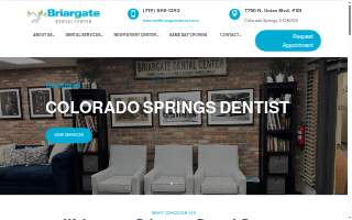 Briargate Dental Center website