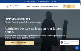 Brighter Day Law - Divorce & Family Law Attorneys website