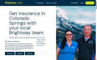 Brightway Insurance, The Fast Agency website