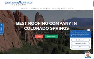 Cheyenne Mountain Roofing - Colorado Springs Roof Repair & Replacement website