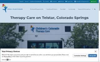 Children's Colorado Therapy Care on Telstar website