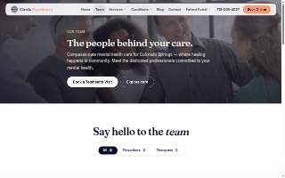 Circle Psychiatry website