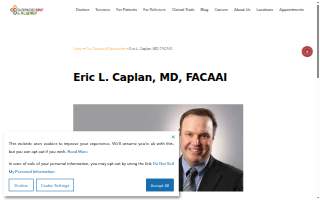 Colorado ENT & Allergy: Eric L. Caplan, MD website