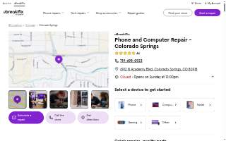 Colorado iPhone Repair website
