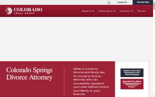 Colorado Legal Group | Colorado Springs website