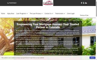 Colorado Mortgage Company website