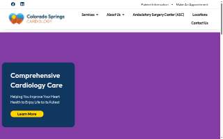 Colorado Springs Cardiology website